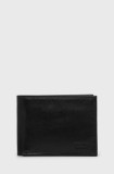 Levi&#039;s portofel de piele culoarea negru