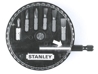 Stanley 1-68-735 Set 7 biti, PZ, drepti, adaptor magnetic ProAdvanced PowerfulTools foto