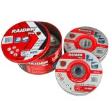 Set 50 discuri pentru taiere metal si inox 125x1.0x22.2 mm Raider Pro