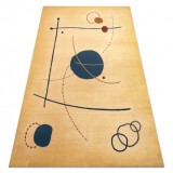 Covor ARTE 530 Geometric cremă, 200x290 cm