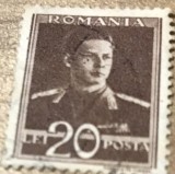 (FAV) Timbre Regele Mihai 20 Lei, Stampilat