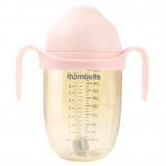 Biberon anticolici cu tetina 360 Breast-Like Old Roze, 300ml, Mombella