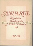 Anuarul Liceului De Filologie-Istorie Mihai Eminescu 1968-1980