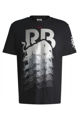 Visa Cash App RB tricou de bărbați Hugo Bulls black F1 Team 2024 - M foto