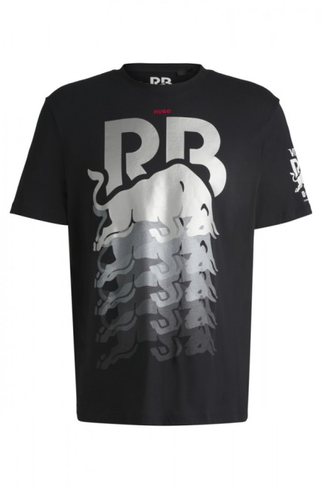 Visa Cash App RB tricou de bărbați Hugo Bulls black F1 Team 2024 - M