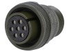 Conector circular Amphenol 16S, 7 pini, model DS3106A-16S, pentru cablu, mama, MIL-C-5015, contacte argintate