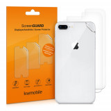 Set 3 Folii de protectie pentru Apple iPhone 8 Plus/iPhone 7 Plus, Kwmobile, Spate, Transparenta, 43326.5
