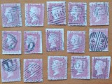 ANGLIA(UK)-1840-(Cat MI.3=-5e)- lot 15 val.-stampilate -Vezi-Scan