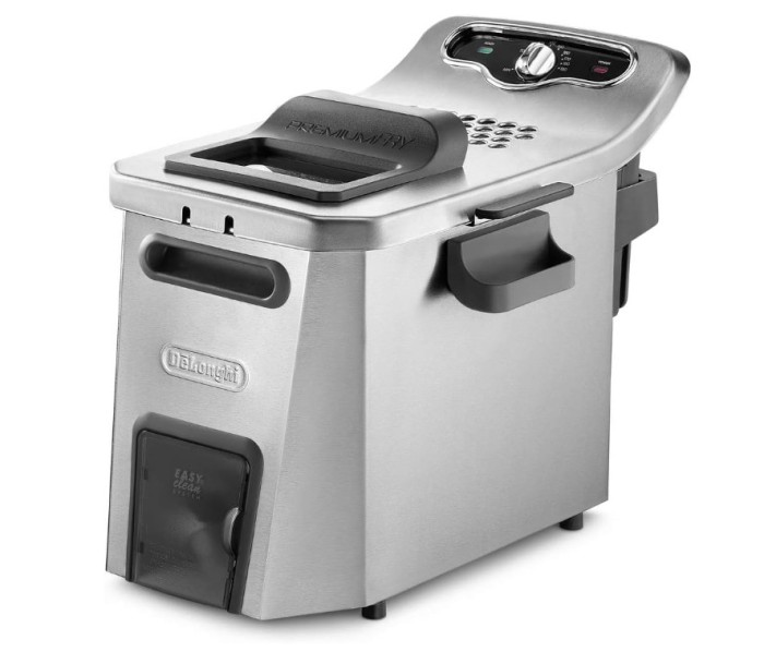 Friteuza De Longhi PremiumFry F44532.CZ, capacitate 1,5 kg, Easy Clean System, 3200W, argintiu - SECOND