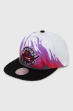 Mitchell&amp;Ness șapcă de baseball din bumbac TORONTO RAPTORS culoarea alb, modelator