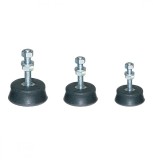 Set 4x picioare amortizor vibratii aer conditionat, O74x25 mm, max. 350 kg, cauciuc natural vulcanizat