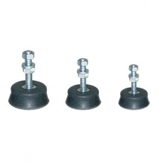 Set 4x picioare amortizor vibratii aer conditionat, O74x25 mm, max. 350 kg, cauciuc natural vulcanizat