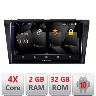 Navigatie Mazda 3 2004-2009 5230-161 Android Ecran 720P Quad Core 2+32 carplay android auto CarStore Technology foto