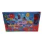 Set eroi in pijamale circuit cu garaj 233 IdeallStore&reg;, multicolor, 55 cm