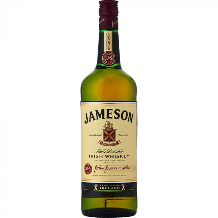 Whisky Jameson, Alcool 40%, 1 L, Jameson Whisky, Bautura Spirtoasa Jameson, Bautura Spirtoasa 40 % Alcool, Bautura Alcoolica, Jameson 1 L, Jameson 1 L