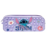 Penar Silicon, Stitch, Tub Oval, Culoare Lila, Dimensiuni 20x3.5x8cm