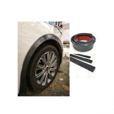 Set 4 ornamente Carbon protectie aripa din cauciuc