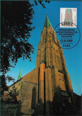 C258 - Germania 1989 - carte maxima foto