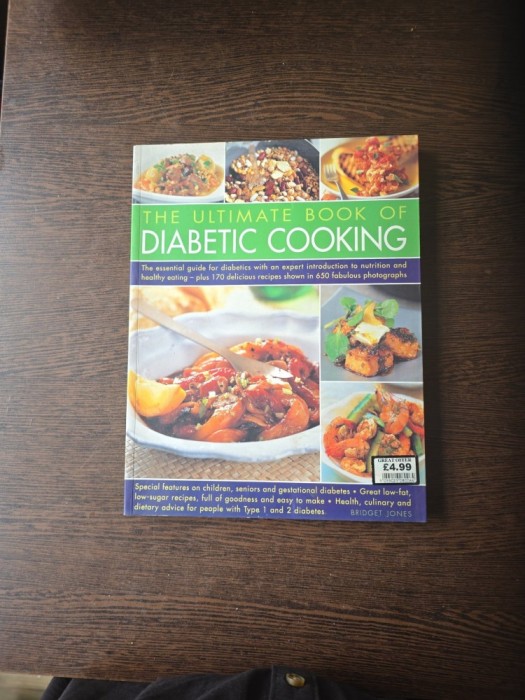 The Ultimate Book of Diabetic Cooking - carte de retete pentru diABETICI, IN ENGLEZA