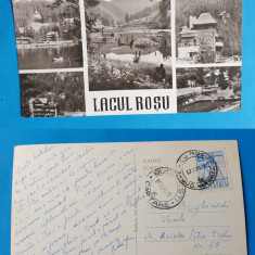 Carte Postala circulata veche anul 1970 - Lacul Rosu