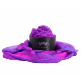 Cumpara ieftin Eșarfă Mătase Naturală Unisex Febe Mov, 190x60cm, Lucrată Manual, Made in Italy, Accesorii Modă Damă