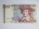 Rara! Suedia 500 Kronor 2001 in stare foarte buna,bancnota din imagini