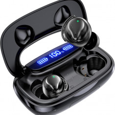 Căști Bluetooth în ureche,fără fir Bluetooth 5.2, IPX8 impermeabil, 180 ore