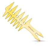 Cumpara ieftin Pieptene - POP BARBERS - pentru aranjat parul - Auriu