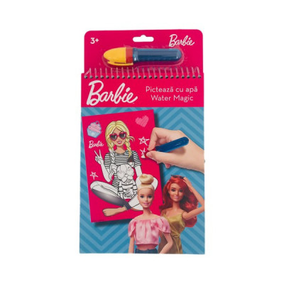 Picteaza cu apa Barbie foto