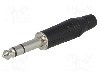 Conector jack, Jack 6,3mm, 3 contacte, tata, AMPHENOL - ACPS-GB