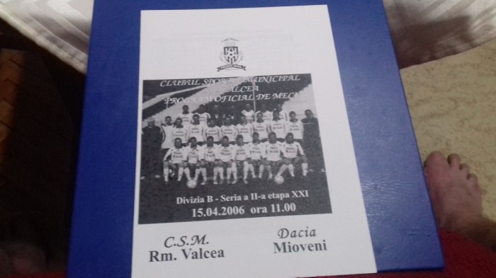 program CSM RM. Valcea - Dacia Mioveni