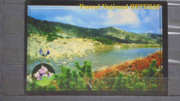 ROM. - PARCUL NATIONAL RETEZAT - TAU RASUCIT, MEDALION FLORA - NECIRCULATA -