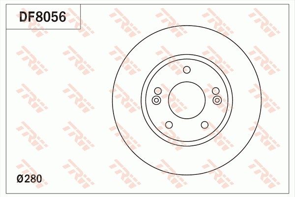 TRW DF8056 Disc frana