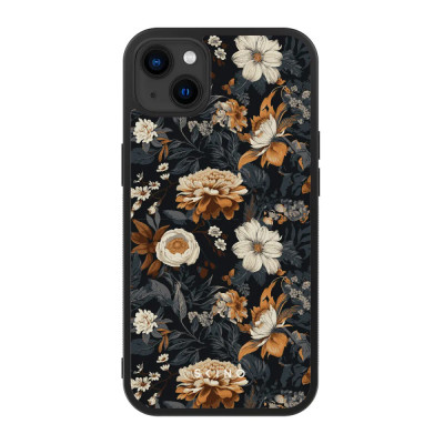 Husa iPhone 14 Plus &amp;ndash; Skino Rusty Flowers, textura flori foto