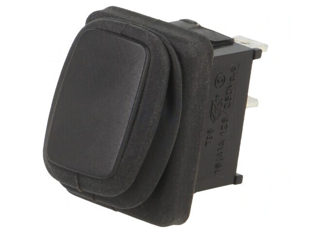 Comutator Rocker ON-OFF 10A 24V Negru IP65