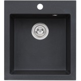 Chiuveta bucatarie Boogie 20 A91, patrata, 50 x 49 cm, negru