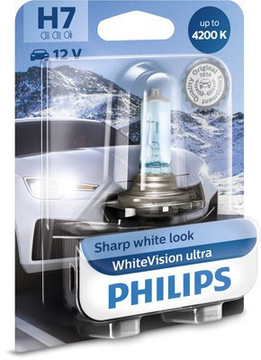 Bec Philips H7 WhiteVision Ultra 12V 55W 12972WVUB1 foto