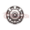Set 4 Capace Roti Skoda Negre R15 Model 303N - Plastic Flexibil, Argintiu, Fixare Sigura, Accesorii Auto Aftermarket