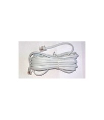 Cablu telefon RJ11 2m alb TEL0033F-2 foto