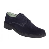 Pantofi barbati, casual, piele naturala intoarsa, Bleumarin, Rome AREZO