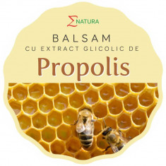 Balsam cu extract glicolic de propolis, 30ml - ENATURA foto
