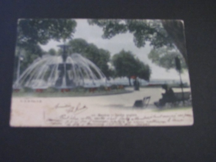 Carte Poștală Vintage Elveția - Geneva , Jet de apă (cel mai probabil din perioada 1900&ndash;1940)
