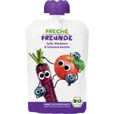 PIURE DE MERE, AFINE SI MORCOV NEGRU BIO 100G Erdbar