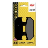 SBS - plăcuțe de fr&acirc;nă 182CT pentru scuter (Carbon / Ceramic)