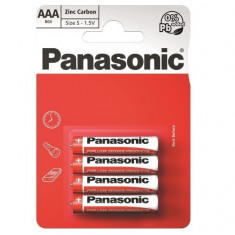 Baterie Panasonic AAA R3 1,5V zinc carbon R03RZ/4BP set 4 buc.