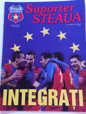 Revista fotbal - &amp;quot;Suporter STEAUA&amp;quot; (Nr.23/2006) - poster faza Real-Steaua foto