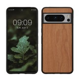 Husa Kwmobile pentru Google Pixel 8 Pro, Maro, Lemn, KWM0000208Y002C, Silicon, Carcasa
