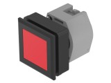 Comutator apăsare EAO 30mm roșu 1 poziție cod 704.209.200