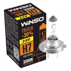 Bec Halogen Winso Truck +30% H7 - 24V, 75W PX26d ● 3200K