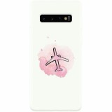 Husa silicon pentru Samsung Galaxy S10, Airplain